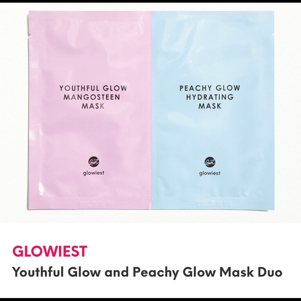 GLOWIEST Youthful Glow and Peachy Glow Mask Duo